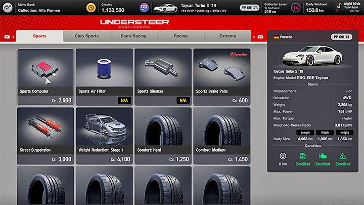 Dla przypomnienia PP to parametr opisujący ogólną wydajność samochodu - im wyższe PP, tym lepiej powinniście radzić sobie w tych samych wyścigach - Gran Turismo 7: Porady na start - Gran Turismo 7 - poradnik do gry