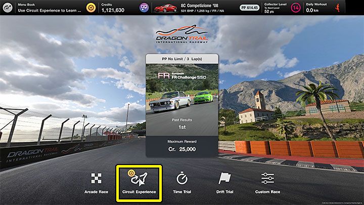 Rozdział ten jest wyjątkowy, bo Waszym zadaniem jest zapoznanie się z modułem Praktyka na torze (Circuit Experience) znanym już z Gran Turismo Sport - Gran Turismo 7: Kariera - Rozdziały / Menu 21-30 - Gran Turismo 7 - poradnik do gry
