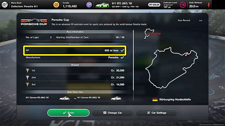 W rozdziale tym do ukończenia macie 3 nowe wyścigi, które dotyczą skompletowania 3 różnych generacji Porsche 911 - Gran Turismo 7: Kariera - Rozdziały / Menu 31-39, finał kampanii - Gran Turismo 7 - poradnik do gry