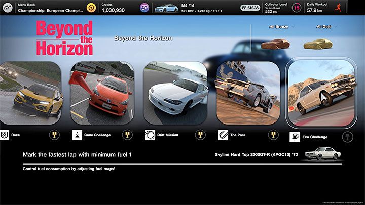 Sposób odblokowania: Zabrakło benzyny w trakcie wyścigu ze zużyciem paliwa - Gran Turismo 7: Trofea - lista wszystkich, poradnik trofeowy - Gran Turismo 7 - poradnik do gry