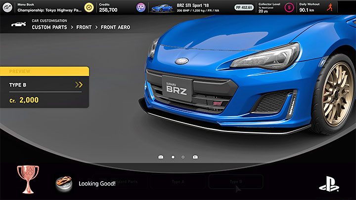 Sposób odblokowania: Kupiono i zamontowano elementy aerodynamiczne - Gran Turismo 7: Trofea - lista wszystkich, poradnik trofeowy - Gran Turismo 7 - poradnik do gry