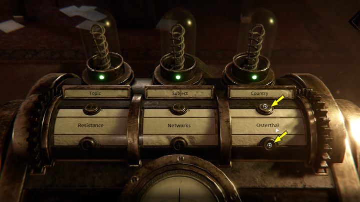 Podejdźcie do telegrafu i przesuwając tabliczki w górę i w dół, ustawcie kolejno następujące słowa - Syberia The World Before: Londyn - MSZ (London - Foreign Office) - solucja, opis przejścia - Syberia The World Before - poradnik do gry