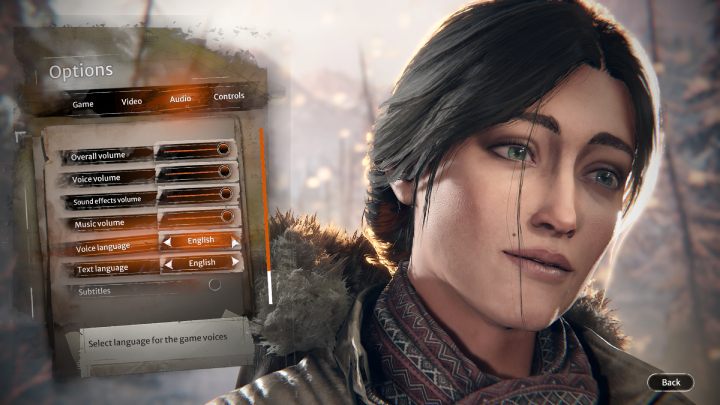 Podczas grania w Syberia: The World Before możecie w każdym momencie dowolnie zmienić język napisów i interfejsu - Syberia The World Before: Wersje językowe - lista - Syberia The World Before - poradnik do gry