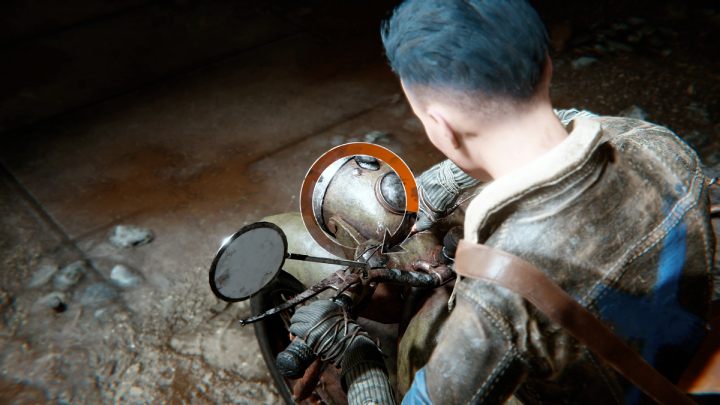 Podejdźcie do motocyklu, uruchomcie silnik i naciśnijcie dźwignię - Syberia The World Before: Obszar Żelaznej Tajgi - kopalnia soli, zima 2004 część 2 (Iron Taiga area - salt mine, winter 2004) - solucja, opis przejścia - Syberia The World Before - poradnik do gry