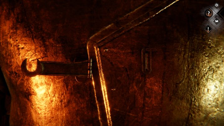 Następnie odepnijcie klapki, aby odsłonić środek maszyny - Syberia The World Before: Vaghen - schronisko Silberspiegel, jesień 2005 część 4 (Vaghen - Silberspiegel refuge, autumn 2005 part 4) - solucja, opis przejścia - Syberia The World Before - poradnik do gry