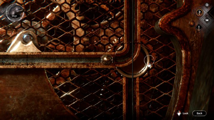 Następnie zaprowadźcie kulkę z powrotem na prawą część mechanizmu i przestawcie element tak, żeby kulka mogła poruszyć się do góry - Syberia The World Before: Vaghen - schronisko Silberspiegel, jesień 2005 część 4 (Vaghen - Silberspiegel refuge, autumn 2005 part 4) - solucja, opis przejścia - Syberia The World Before - poradnik do gry