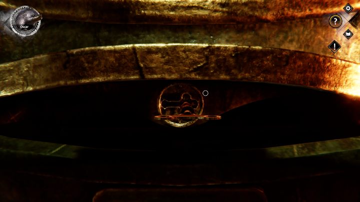 Sterując Kate włóżcie klucz do dziurki na plecach Oskara i przekręćcie go w kierunku przeciwnym do ruchu wskazówek zegara - Syberia The World Before: Vaghen - schronisko Silberspiegel, jesień 2005 część 4 (Vaghen - Silberspiegel refuge, autumn 2005 part 4) - solucja, opis przejścia - Syberia The World Before - poradnik do gry