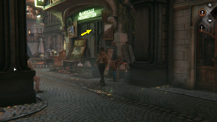 2 - Syberia The World Before: Vaghen - Dzielnica antykwariuszy, jesień 2005 (Vaghen - Antiques district, jesień 2005) - solucja, opis przejścia - Syberia The World Before - poradnik do gry