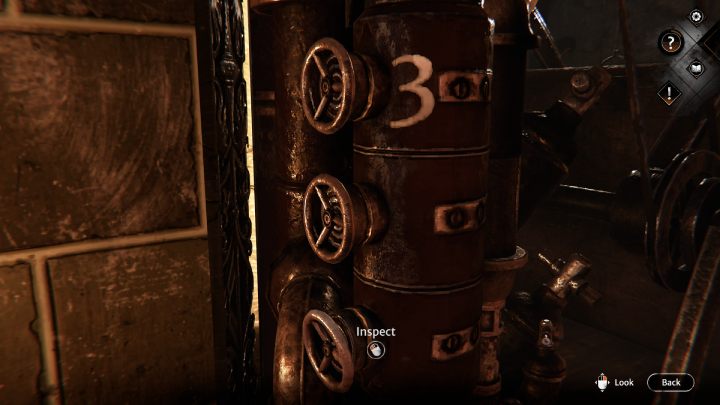 Badając piec obróćcie kamerę na jego prawą stronę i zbadajcie tę cześć - Syberia The World Before: Vaghen - schronisko Silberspiegel, lato 1937 część 1(Vaghen - Silberspiegel refuge, summen 1937 part 1) - solucja, opis przejścia - Syberia The World Before - poradnik do gry