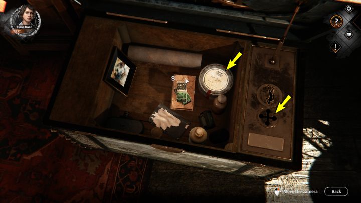 Podejdźcie do kufra i weźcie film Junty i Leni ze środka - Syberia The World Before: Vaghen - schronisko Silberspiegel, lato 1937 część 2 (Vaghen: Silberspiegel refuge, summer 1937 part 2) - solucja, opis przejścia - Syberia The World Before - poradnik do gry