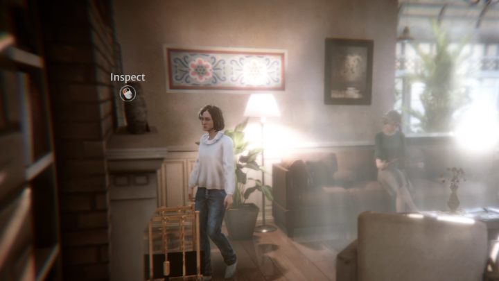 Na koniec zbadajcie 2 zdjęcia na kominku - Syberia The World Before: New Jersey, zima 1983 (New Jersey, winter 1983) - solucja, opis przejścia - Syberia The World Before - poradnik do gry