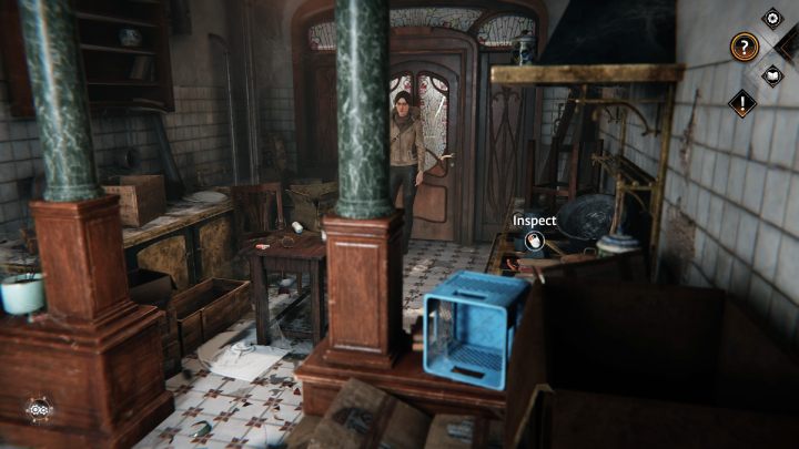 W kuchni, po prawej stronie pomieszczenia, znajdziecie zdjęcie zniszczonego domu Rozeów - Syberia The World Before: Vaghen - most Mgieł, jesień 2005 część 1 (Vaghen - bridge of Mists, autumn 2005 part 1) - solucja, opis przejścia - Syberia The World Before - poradnik do gry