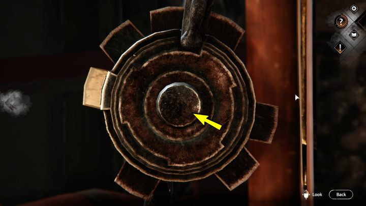 Wygląd zamka powinien przypominać szkic z kartki, którą wcześniej podnieśliście w 2 kawałkach - Syberia The World Before: Vaghen - most Mgieł, jesień 2005 część 1 (Vaghen - bridge of Mists, autumn 2005 part 1) - solucja, opis przejścia - Syberia The World Before - poradnik do gry