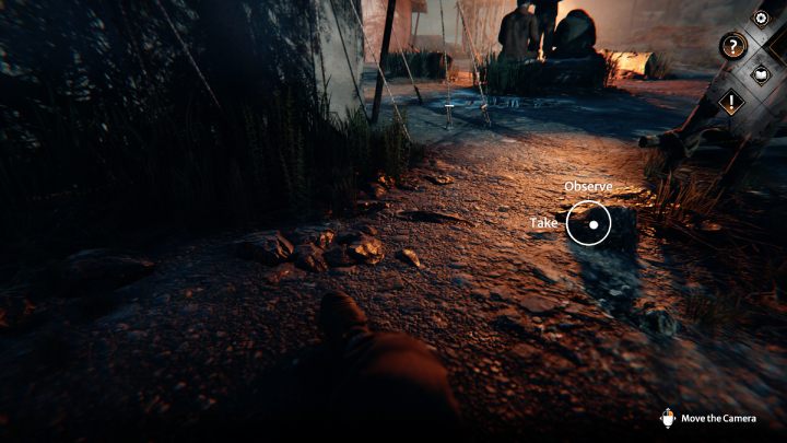 Spróbujcie podnieść kamień przy Waszych nogach - Syberia The World Before: Baltayar - góra, jesień 1937 (Baltayar - mountain, autumn 1937) - solucja, opis przejścia - Syberia The World Before - poradnik do gry