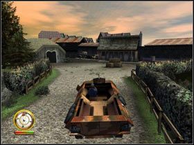 Po dłuższej chwili dojedziesz na farmę - [MISJA 5] Burn The Code Book cz.2 | The Great Escape - The Great Escape - poradnik do gry