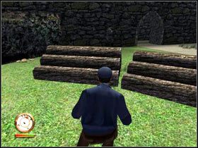 Po chwili dojdziesz do okolic stajni - [MISJA 5] Burn The Code Book cz.2 | The Great Escape - The Great Escape - poradnik do gry