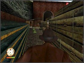 Zgodnie z tym co zasugeruje gra będziesz musiał kucnąć i w takiej pozie kierować się w stronę chatki - [MISJA 12] Behind Enemy Lines cz.1 | The Great Escape - The Great Escape - poradnik do gry