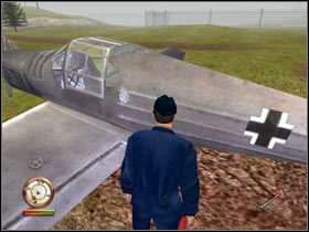 Zatrzymaj ciężarówkę w miejscu, w którym na ziemi wyrysowano ikonę kanistra - [MISJA 13] Airfield Escape cz.2 | The Great Escape - The Great Escape - poradnik do gry