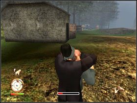 Aby ułatwić sobie nieco sprawę polecam zająć się strażnikiem przy chatce, w której znalazłeś przebranie - [MISJA 15] Resistance Collaborator cz.2 | The Great Escape - The Great Escape - poradnik do gry