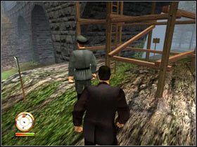 Skieruj się do drabin prowadzących na most - [MISJA 15] Resistance Collaborator cz.2 | The Great Escape - The Great Escape - poradnik do gry