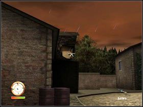 Tuż przed dotarciem do mostu prowadzącego do drugiej części miasta zatrzymaj się przed ostatnimi budynkami - [MISJA 16] Ambush! cz.2 | The Great Escape - The Great Escape - poradnik do gry