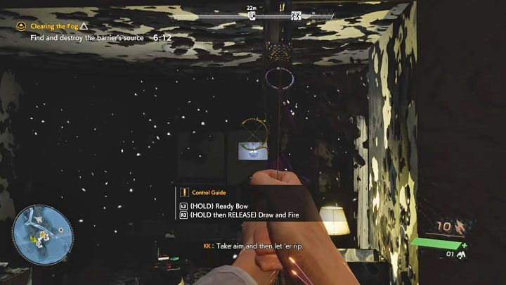 Zniszczenie pierwszej bariery odblokuje Wam dostęp do nowego piętra - Ghostwire Tokyo: Usuwanie mgły (Clearing the Fog) - solucja, opis przejścia - Ghostwire Tokyo - poradnik do gry