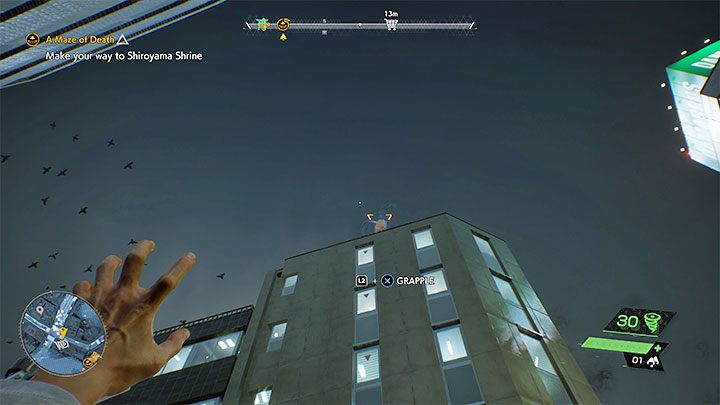 Świątynia Namita znajduje się na dachu i oznacza to, że po raz pierwszy musicie skorzystać z kotwiczki - Ghostwire Tokyo: Śmiertelny labirynt (A Maze of Death) - solucja, opis przejścia - Ghostwire Tokyo - poradnik do gry