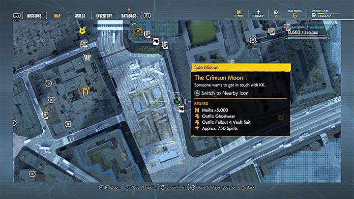 Misję tę możecie rozpocząć niedługo po oczyszczeniu świątyni Kuo (Kuo Shrine) i odwiedzeniu tarasu widokowego w ramach głównego zadania Śmiertelny labirynt z rozdziału 2 kampanii - Ghostwire Tokyo: Karmazynowy księżyc (The Crimson Moon) - solucja, opis przejścia - Ghostwire Tokyo - poradnik do gry