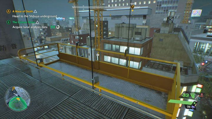 Pierwsza winda zawiezie Was na wyższe balkoniki - Ghostwire Tokyo: Karmazynowy księżyc (The Crimson Moon) - solucja, opis przejścia - Ghostwire Tokyo - poradnik do gry