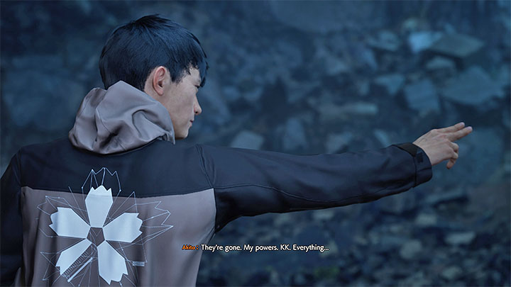 Jak zapewne zauważyliście doszło do tymczasowego rozłączenia bohaterów - Ghostwire Tokyo: Życie pod ziemią (The Buried Life) - solucja, opis przejścia - Ghostwire Tokyo - poradnik do gry