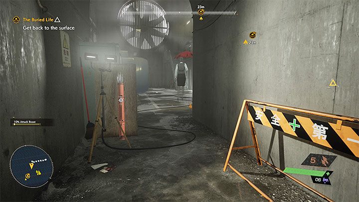 Kontynuujcie ucieczkę - Ghostwire Tokyo: Życie pod ziemią (The Buried Life) - solucja, opis przejścia - Ghostwire Tokyo - poradnik do gry