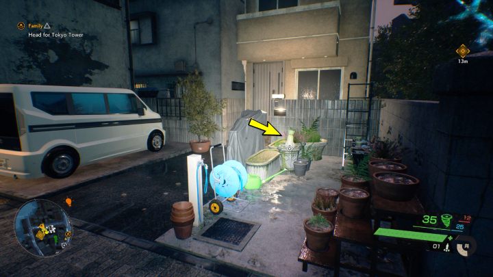 Relikt znajdziecie przy budynku na zachód od świątyni Matsumi - Ghostwire Tokyo: Relikty, centralne Tokio (Relics, Central Tokio) - lista wszystkich - Ghostwire Tokyo - poradnik do gry