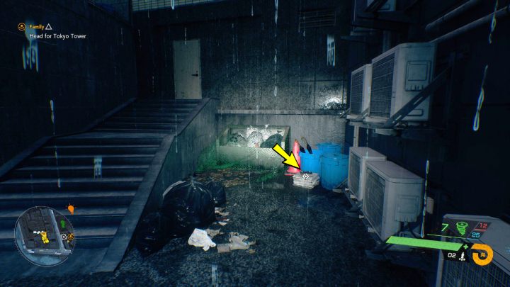 Relikt znajduje się przy śmietnikach na zachód od świątyni Namita - Ghostwire Tokyo: Relikty, centralne Tokio (Relics, Central Tokio) - lista wszystkich - Ghostwire Tokyo - poradnik do gry