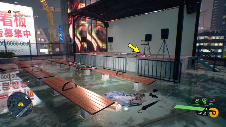 Relikt znajdziecie na scenie na dachu budynku, na wschód od świątyni Akisawa - Ghostwire Tokyo: Relikty, centralne Tokio (Relics, Central Tokio) - lista wszystkich - Ghostwire Tokyo - poradnik do gry