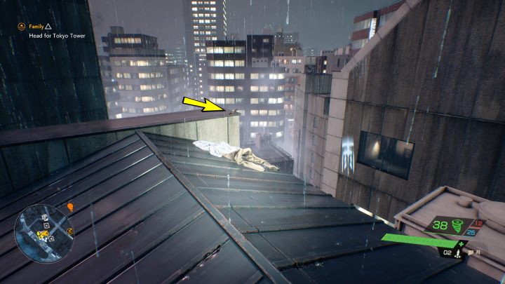 Relikt leży na dachu budynku na zachód od świątyni Shiroyama - Ghostwire Tokyo: Relikty, południowe Tokio (Relics Southern Tokyo) - lista wszystkich - Ghostwire Tokyo - poradnik do gry