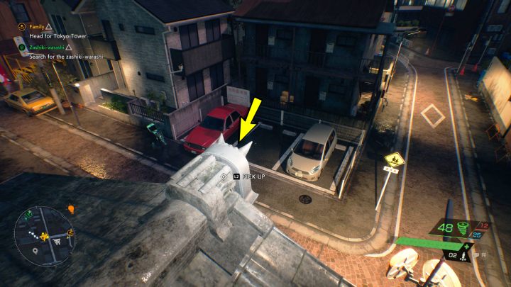 Relikt jest przyczepiony do dachu budynku na południe od świątyni Shiroyama - Ghostwire Tokyo: Relikty, południowe Tokio (Relics Southern Tokyo) - lista wszystkich - Ghostwire Tokyo - poradnik do gry