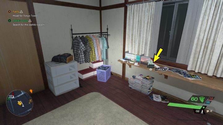 Relikt znajdziecie w pokoju na piętrze w domu obok świątyni Akitsu, w którym ukrywa się Zahiski-warashi - Ghostwire Tokyo: Relikty, południowe Tokio (Relics Southern Tokyo) - lista wszystkich - Ghostwire Tokyo - poradnik do gry