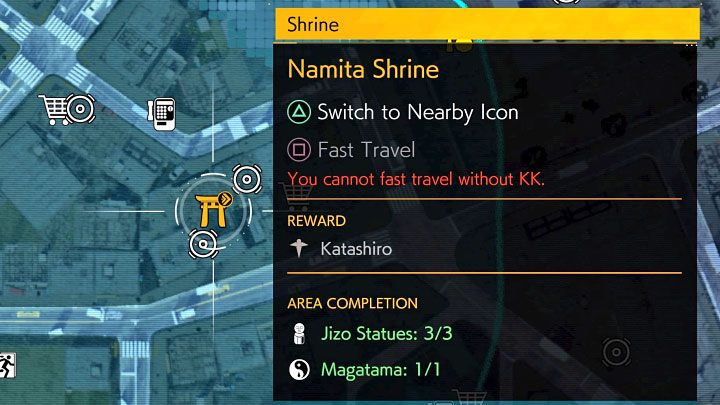 Gra w wybranych sytuacjach może tymczasowo blokować używanie szybkiej podróży - Ghostwire Tokyo: Szybka podróż (fast travel) - jak odblokować? - Ghostwire Tokyo - poradnik do gry