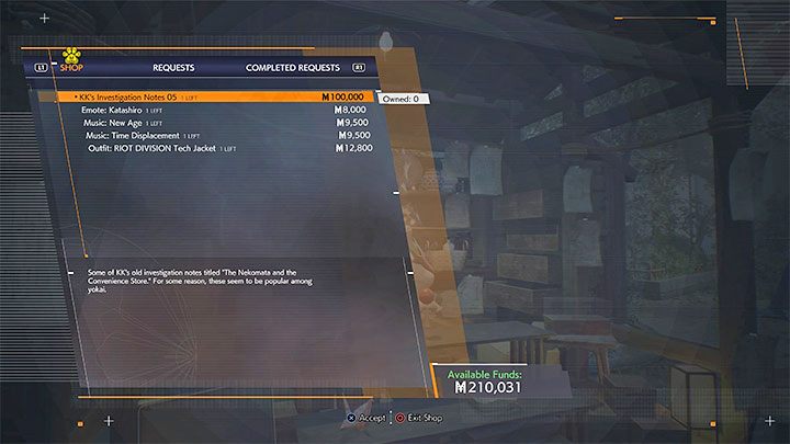 Dla przypomnienia meika to nazwa waluty w grze - Ghostwire Tokyo: Porady na start - Ghostwire Tokyo - poradnik do gry