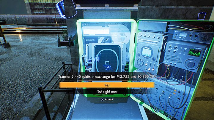 Kolejna metoda zdobywania meiki powiązana jest z używaniem katashiro do absorbowania i odsyłania duchów z poziomu budek telefonicznych - Ghostwire Tokyo: Meika (waluta) - jak gromadzić fundusze? - Ghostwire Tokyo - poradnik do gry