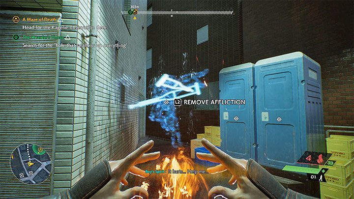 W większości przypadków możecie od razu przytrzymać przycisk absorpcji - jedynym wymogiem będzie wtedy posiadanie co najmniej 1 wolnego katashiro - Ghostwire Tokyo: Katashiro i absorbowanie duchów - Ghostwire Tokyo - poradnik do gry