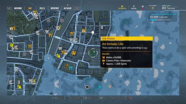 Misję tę możecie rozpocząć najwcześniej po oczyszczeniu bramy torii na dachu budynku Momokane (Momokane Building Rooftop Torii Gate) - Ghostwire Tokyo: Sztuka naśladuje życie (Art Imitates Life) - solucja, opis przejścia - Ghostwire Tokyo - poradnik do gry