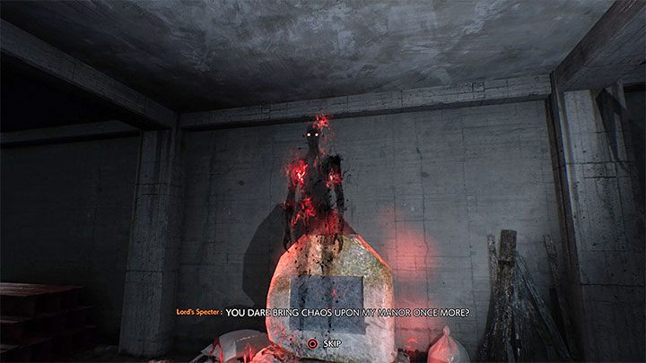 Przy próbie zbadania kamienia pamiątkowego z zamiarem oczyszczenia placu budowy pojawi się widmo władcy (Lords Specter) - Ghostwire Tokyo: Stare rany (Old Wounds) - solucja, opis przejścia - Ghostwire Tokyo - poradnik do gry