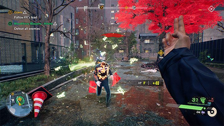 Dotrzyjcie do dużego czerwonego drzewa - Ghostwire Tokyo: Krwiożercze kwiaty Mitake (Bloodthirsty Blossoms Mitake)- solucja, opis przejścia - Ghostwire Tokyo - poradnik do gry