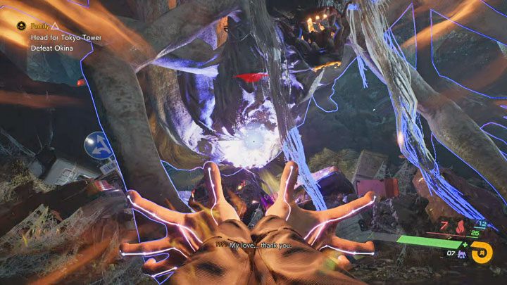 Waszym zadaniem stanie się atakowanie czułych punktów - Ghostwire Tokyo: Rodzina (Family) - solucja, opis przejścia - Ghostwire Tokyo - poradnik do gry