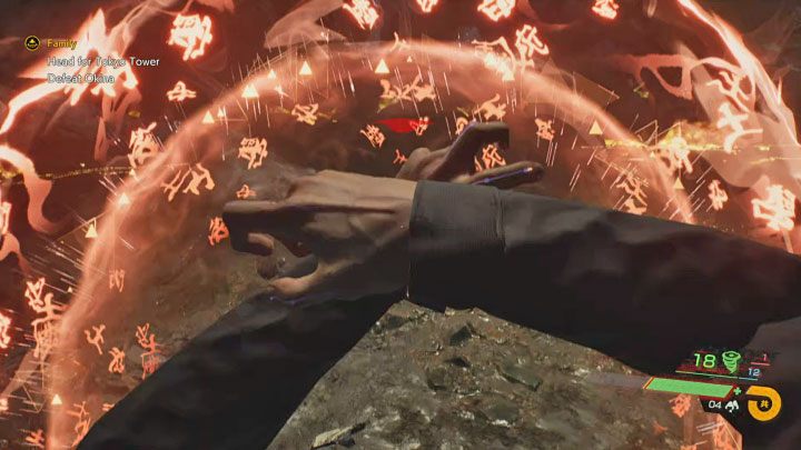 Fale staną się silniejsze w drugiej fazie walki i możecie mieć wtedy duże kłopoty z przeskakiwaniem nad nimi - Ghostwire Tokyo: Rodzina (Family) - solucja, opis przejścia - Ghostwire Tokyo - poradnik do gry