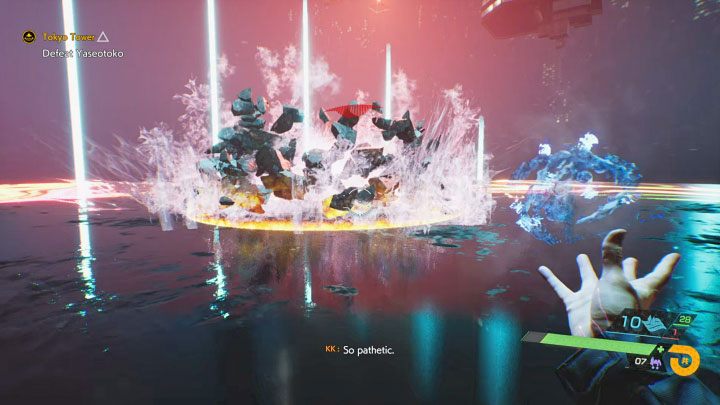 Yaseotoko jest w stanie wykonywać duże skoki połączone z falami uderzeniowymi - Ghostwire Tokyo: Tokyo Tower - solucja, opis przejścia - Ghostwire Tokyo - poradnik do gry