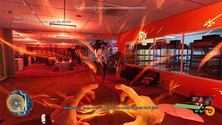 Po powrocie do głównego pomieszczenia biurowego spodziewajcie się pojawienia licznej grupy Przybyszów - Ghostwire Tokyo: Słup światła (Pillar of Light) - solucja, opis przejścia - Ghostwire Tokyo - poradnik do gry