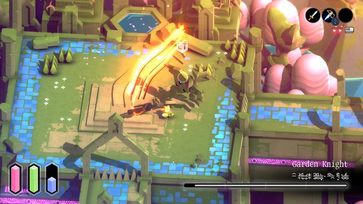 Sposób na pokonanie Ogrodowego Rycerza znajdziecie w rozdziale: Bossowie - Tunic: Różdżka - jak znaleźć? - Tunic - poradnik do gry