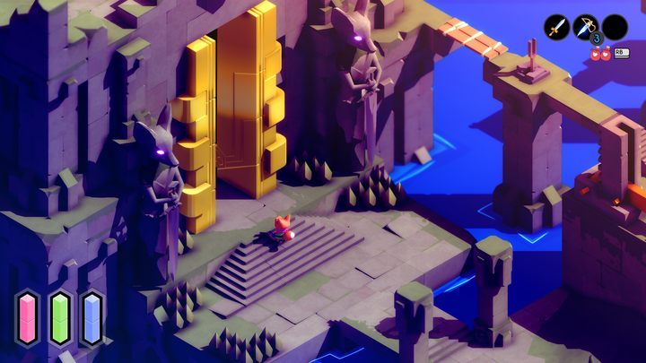 Wejdźcie do środka, biegnijcie chwilę przed siebie, a następnie skręćcie w prawo aż do samej ściany - Tunic: Różdżka - jak znaleźć? - Tunic - poradnik do gry